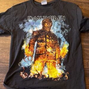 Iron Maiden 2010 tour Wicker man tee